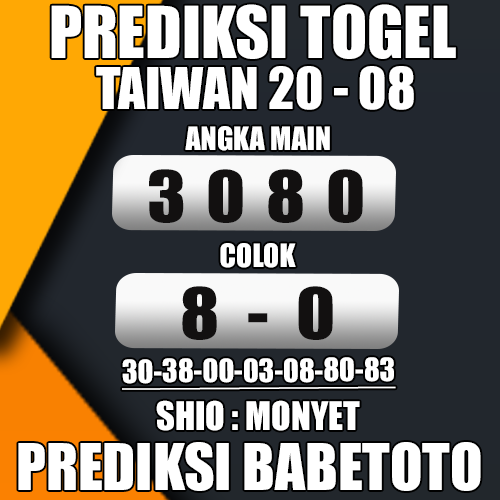 Prediksi Taiwan 20 Agustus 2024