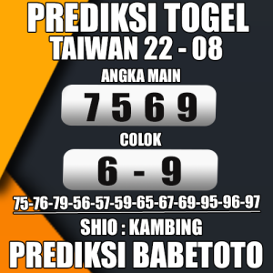 Prediksi Taiwan 22 Agustus 2024