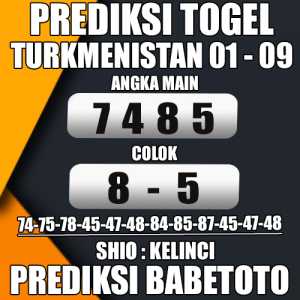 Prediksi TURKMENISTAN 01 September 2024