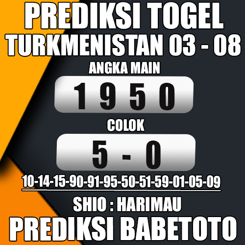 Prediksi TURKMENISTAN 03 Agustus 2024