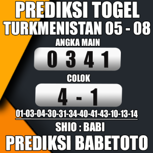 Prediksi TURKMENISTAN 05 Agustus 2024