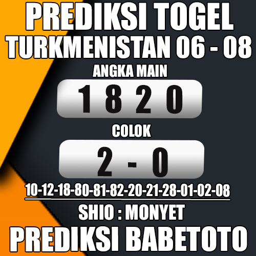 Prediksi TURKMENISTAN 06 Agustus 2024