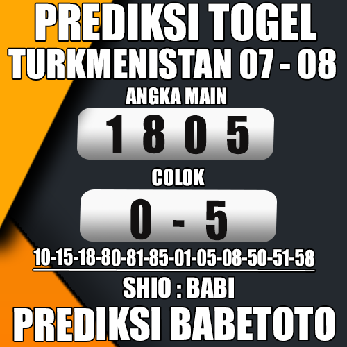 Prediksi TURKMENISTAN 07 Agustus 2024