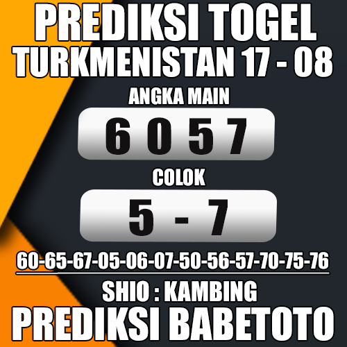 Prediksi TURKMENISTAN 17 Agustus 2024