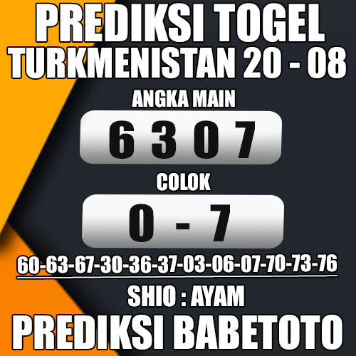 Prediksi TURKMENISTAN 20 Agustus 2024