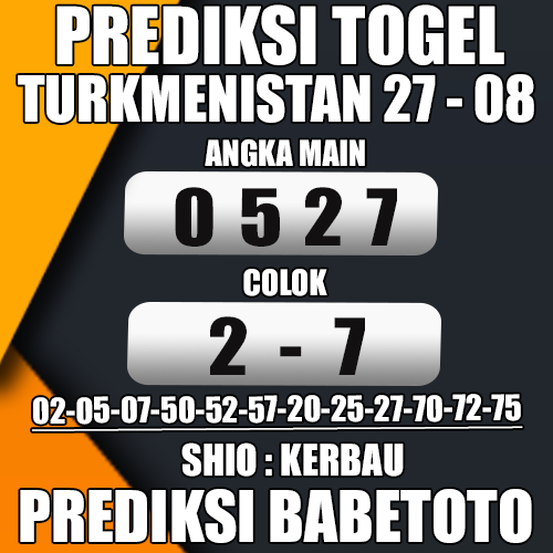 Prediksi TURKMENISTAN 27 Agustus 2024