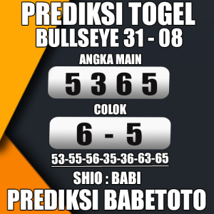   Prediksi Bullseye 31 Agustus 2024