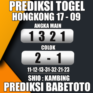 Prediksi HONGKONG 17 September 2024