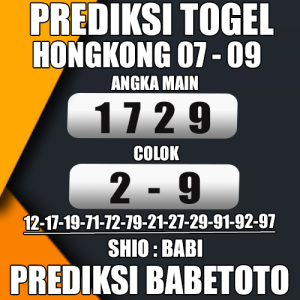 Prediksi HONGKONG 07 September 2024