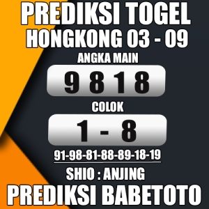 Prediksi HONGKONG 03 September 2024