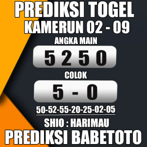 Prediksi KAMERUN 02 September 2024