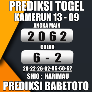 Prediksi KAMERUN 13 September 2024