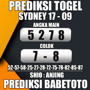 Prediksi Sydney 17 September 2024