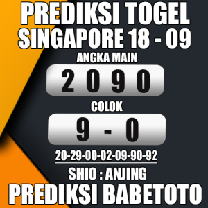 Prediksi SINGAPORE 18 September 2024