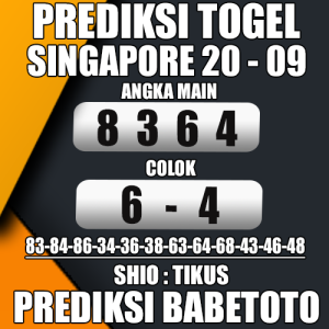 Prediksi SINGAPORE 20 September 2024