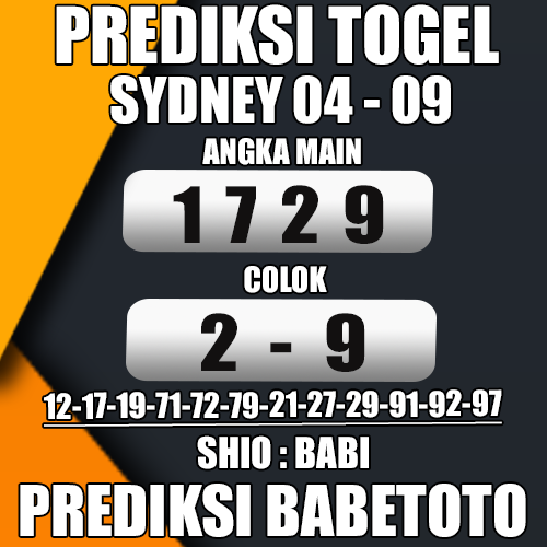 Prediksi Sydney 04 September 2024