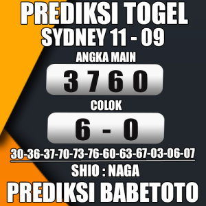 Prediksi Sydney 11 September 2024