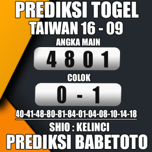 Prediksi Taiwan 16 September 2024