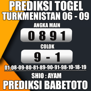 Prediksi TURKMENISTAN 06 September 2024