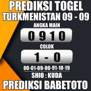 Prediksi TURKMENISTAN 09 September 2024