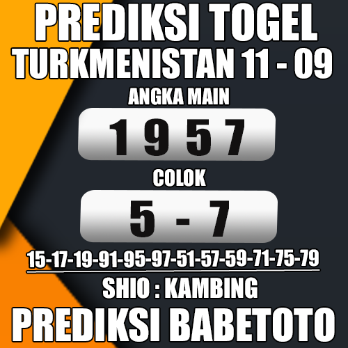 Prediksi TURKMENISTAN 11 September 2024