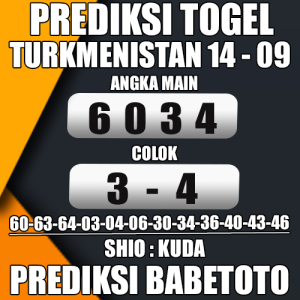 Prediksi TURKMENISTAN 14 September 2024