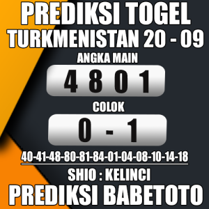 Prediksi TURKMENISTAN 20 September 2024