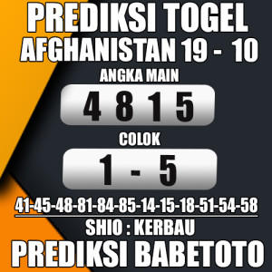 Prediksi Afghanistan 19 Oktober 2024