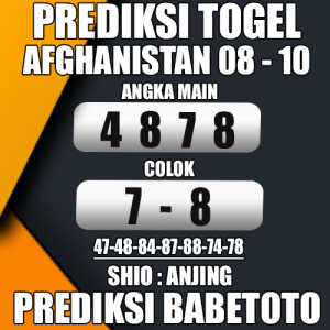 Prediksi Afghanistan 08 Oktober 2024