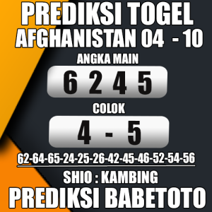 Prediksi Afghanistan 04 Oktober 2024