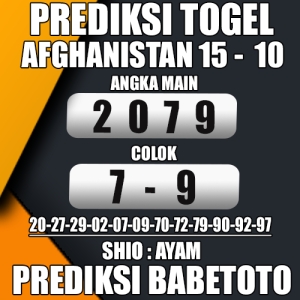 Prediksi Afghanistan 15 Oktober 2024