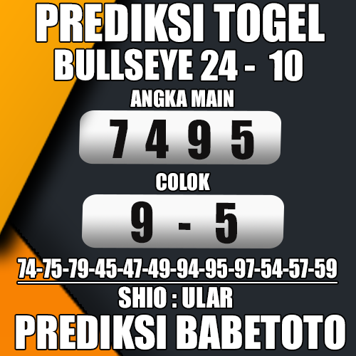  Prediksi Bullseye 24 Oktober 2024