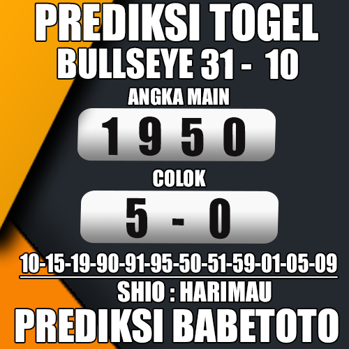  Prediksi Bullseye 31 Oktober 2024