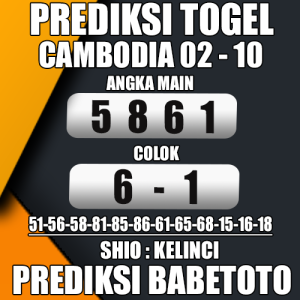 Prediksi Cambodia 02 Oktober 2024