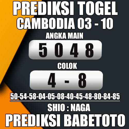 Prediksi Cambodia 03 Oktober 2024