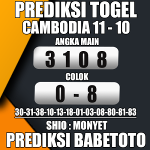 Prediksi Cambodia 11 Oktober 2024