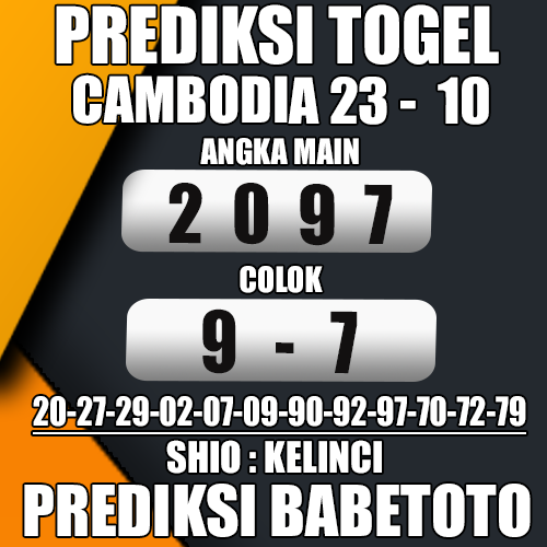 Prediksi Cambodia 23 Oktober 2024