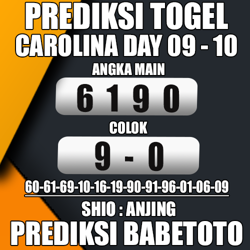 Prediksi CAROLINA DAY 09 Oktober 2024