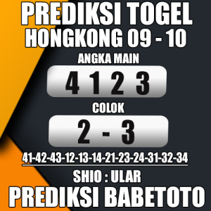 Prediksi HONGKONG 09 Oktober 2024