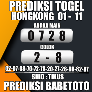 Prediksi HONGKONG 01 November 2024