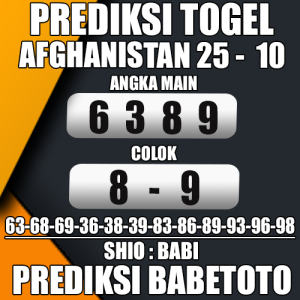 Prediksi Afghanistan 25 Oktober 2024