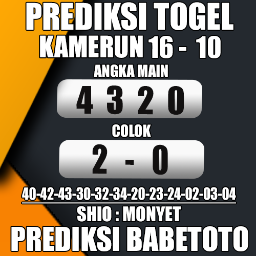 Prediksi KAMERUN 16 Oktober 2024