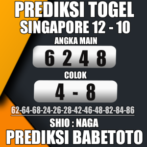 Prediksi SINGAPORE 12 Oktober 2024