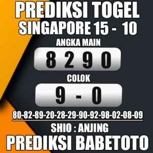 Prediksi SINGAPORE 15 Oktober 2024