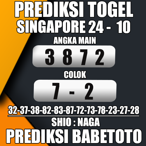 Prediksi SINGAPORE 24 Oktober 2024