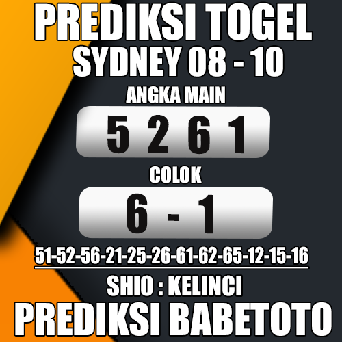 Prediksi Sydney 08 Oktober 2024