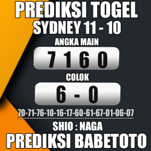 Prediksi Sydney 11 Oktober 2024