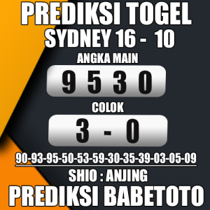 Prediksi Sydney 16 Oktober 2024