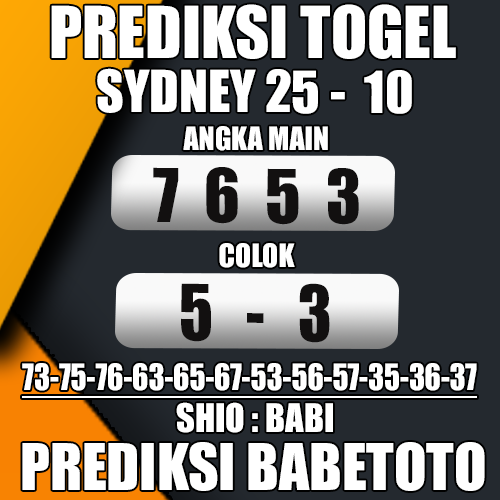 Prediksi Sydney 25 Oktober 2024