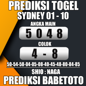 Prediksi Sydney 01 Oktober 2024